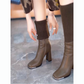 🥳Zimní speciální nabídky🥳 - Fashion Stretch pletené vysoké Chunky Heel boty pro ženy