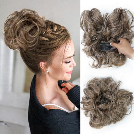 ✨49% sleva na nové produkty✨ Chaotický boční hřeben Clip In Bun Příslušenství pro vlasy